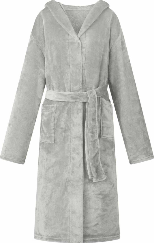 Badekåpe med hette Grå s Flanell