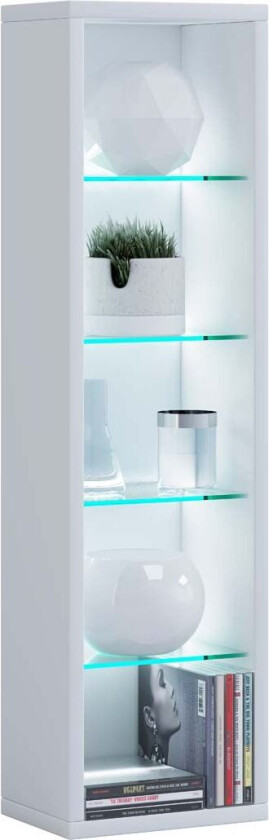 RasitoL hylle vegghengt 5 hyller hvit.