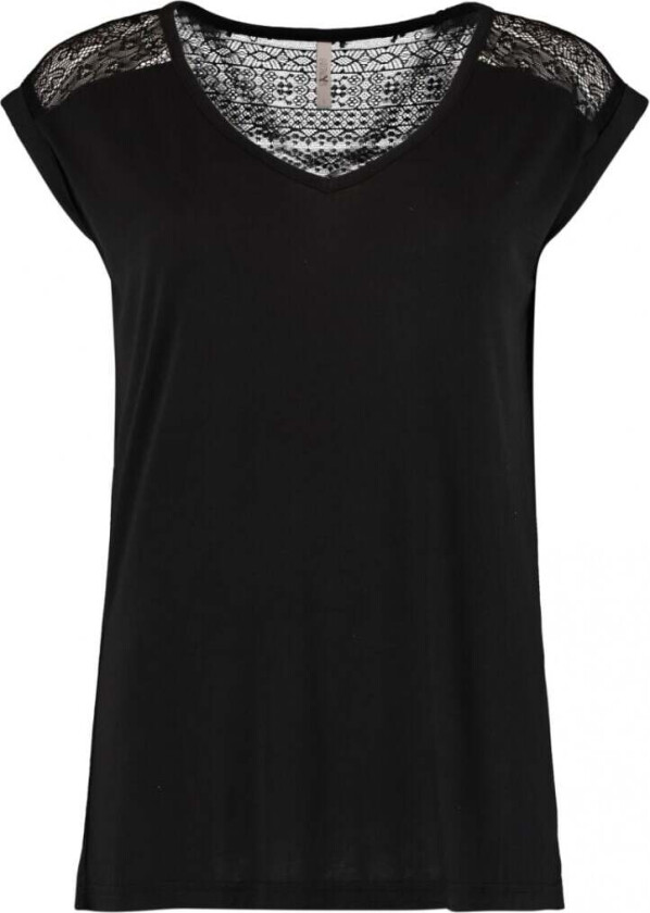 T-skjorte - SS V TP Zo44ela - XS til L - Damer - svart