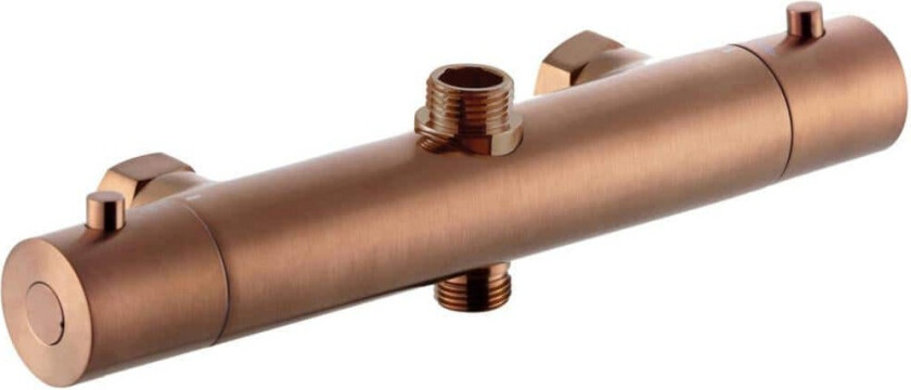 A-collectiion Azur Termostat Utløp Dusjbatteri Børstet Rosegull