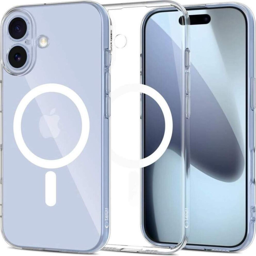 FlexAir MagSafe-deksel til iPhone 17 – gjennomsiktig