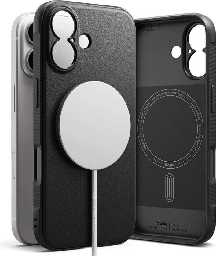 Onyx MagSafe-deksel til iPhone 17 – svart