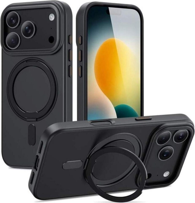 MagRing MagSafe-deksel til iPhone 17 Pro – matt svart