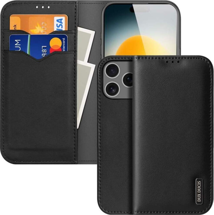 DUX DUCIS iPhone 17 Pro RFID-blokkerende deksel – svart