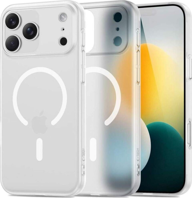 MagSlim MagSafe-deksel til iPhone 17 Pro – matt hvit