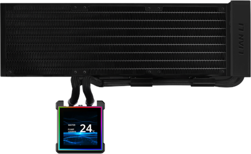 Hydroshift II LCD-S 360N fanless - CPU Vannkjøling - Max 28 dBA