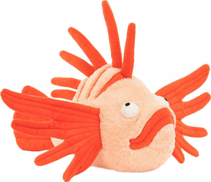 Kosedyr - 26x14 cm - Lois Løvefisk - - OneSize - Kosedyr