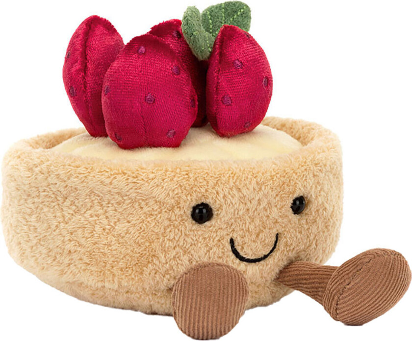 Kosedyr - 11x11 cm - Amuseables Fleurette Tarte Aux Fra - - OneSize - Kosedyr