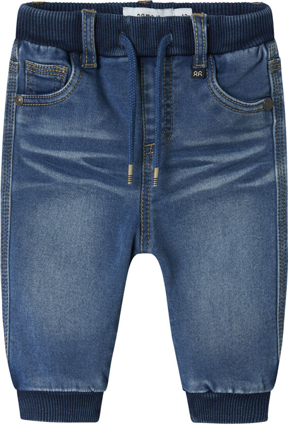 Jeans - Posete - Fleece - NbmBen - Medium+ Blue Denim - - 74 - Jeans