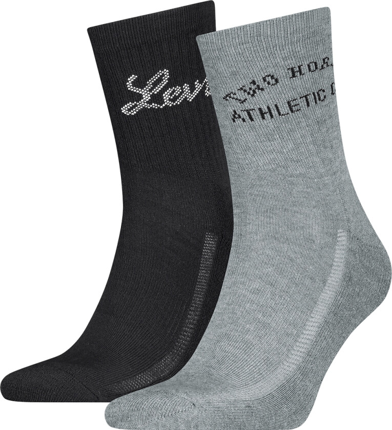 Sokker - 2-pack - Svart/Grå - - 43/46 - Sokker