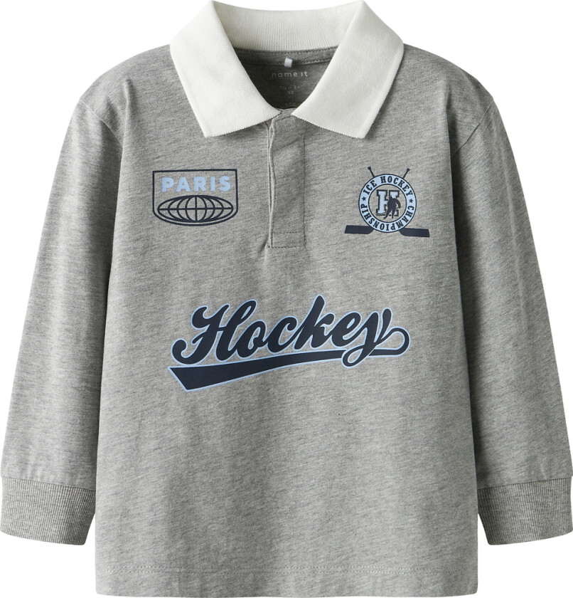 Genser - NmmSido - Grey Melange - - 2 år (92) - Genser