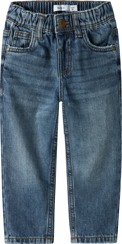 Bukser - NmmSilas - Medium+ Blue Denim - - 3 år (98) - Bukser - bomull