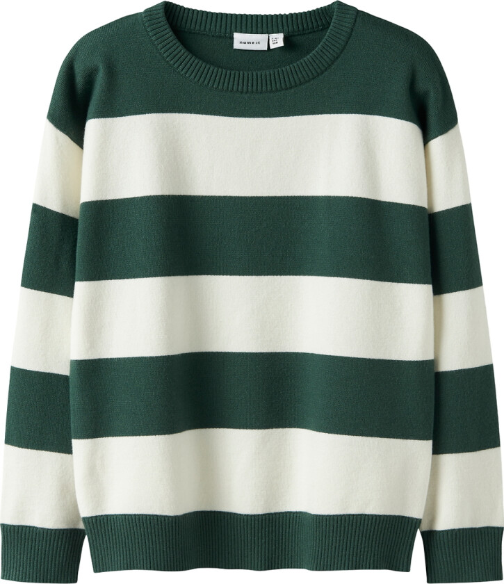 Genser - Strikk - NkmSage - Bistro Green/V. Cloud Danser - - 6 år (116) - Genser