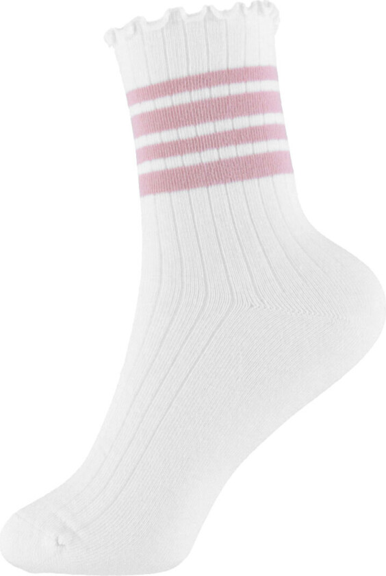 Sokker - NkfSille - Bright White/Minnesmerke Lilac - - 34/36 - Sokker