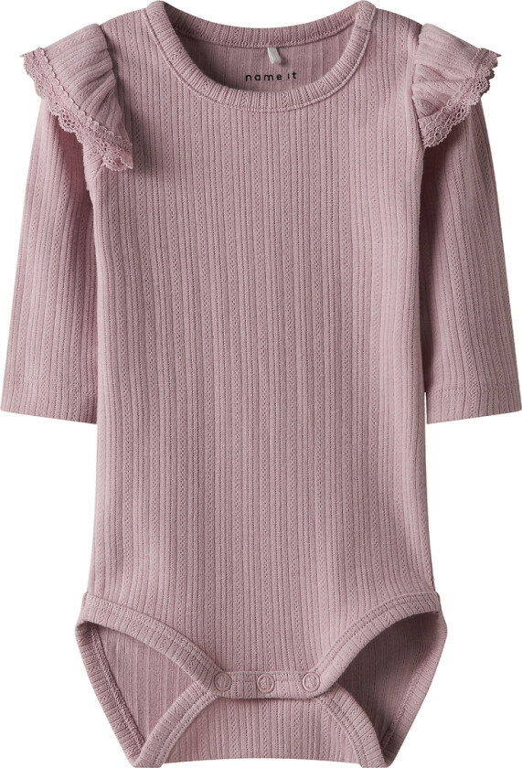 Body I/e - NbfSiva - Minnesmerke Lilac - - 74 - Langermet Body