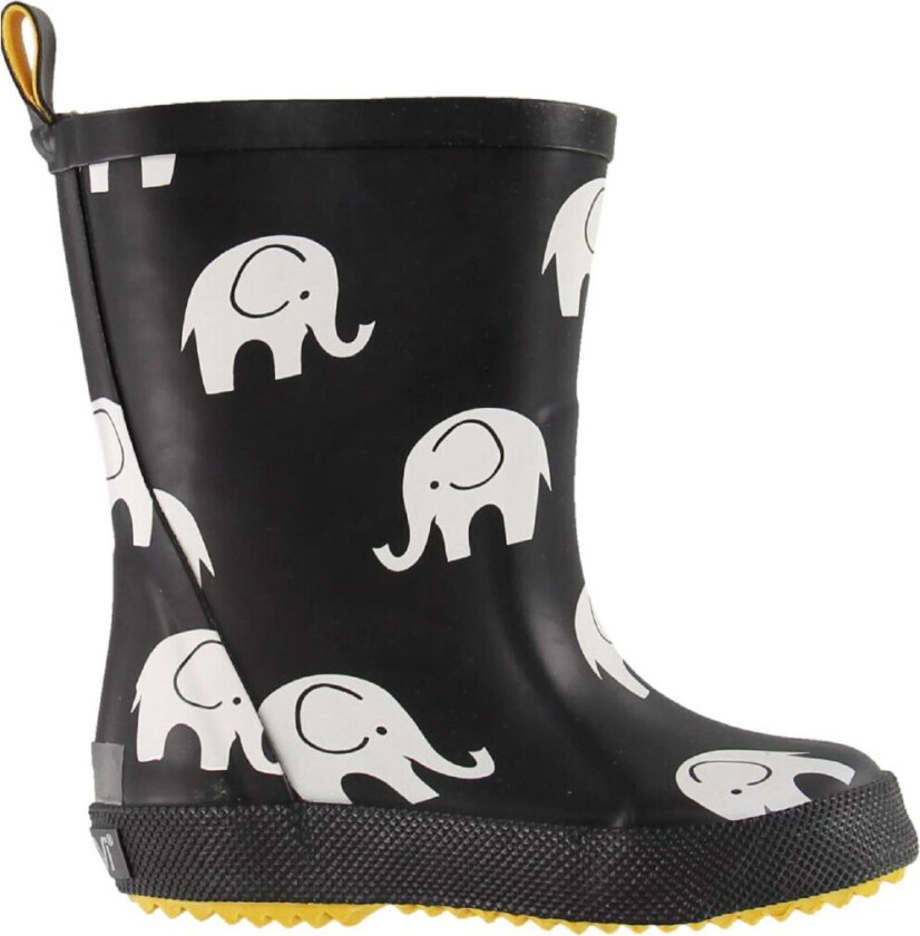 Gummistøvler - Svart m. Elefanter - - 19 - Gummistøvler