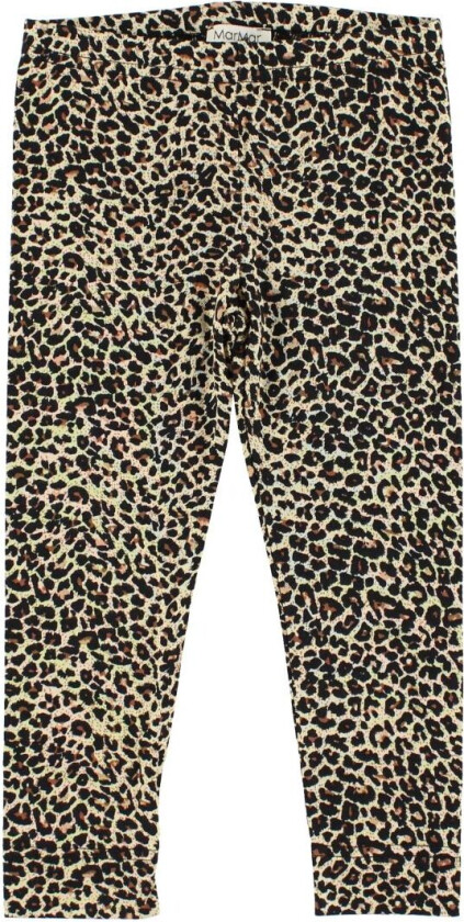 Leggings - Brun Leopard Mønster - - 9 år (134) - Leggings