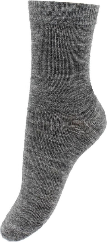 Sokker - Ull - Grå Melert - - 31/34 - Sokker