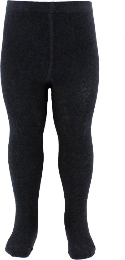 Strømpebukser - Ull/Bomull - Kullgrå - - 134/140 - Strømpebukser