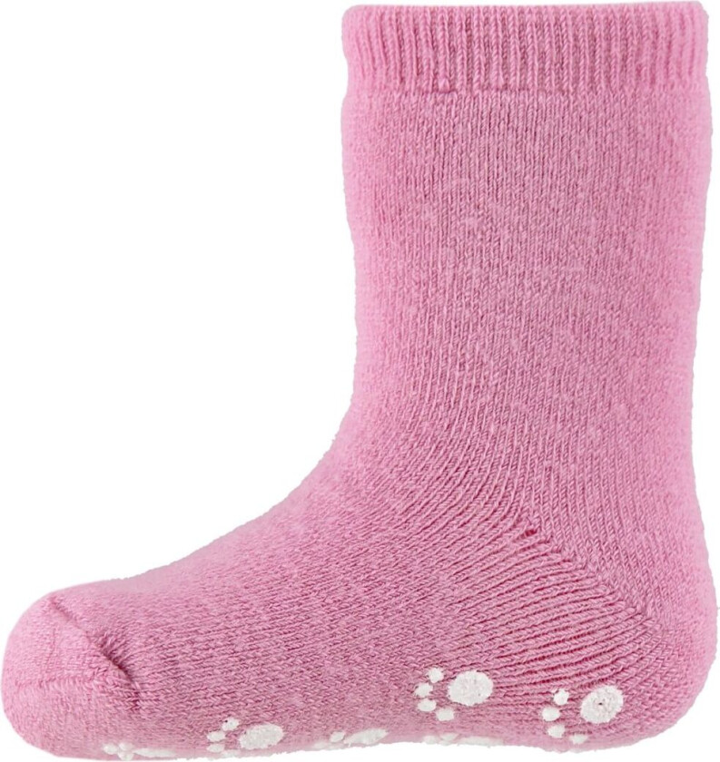 Sokker - Ull - Lyserød m. Antiskli nederst - - 27/30 - Sokker