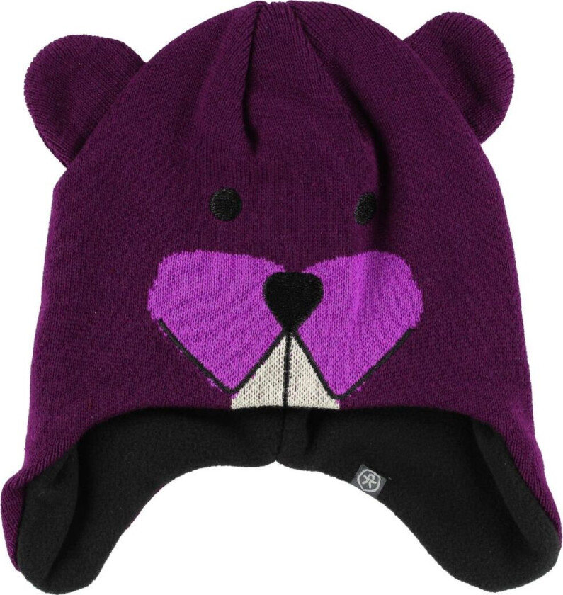 Strikkelue - Reaver - Plommelilla Bever - - 12-24 md - Lue