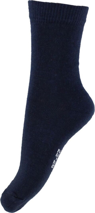 Sokker - Ull/Bomull - Marineblå - - 17/19 - Sokker