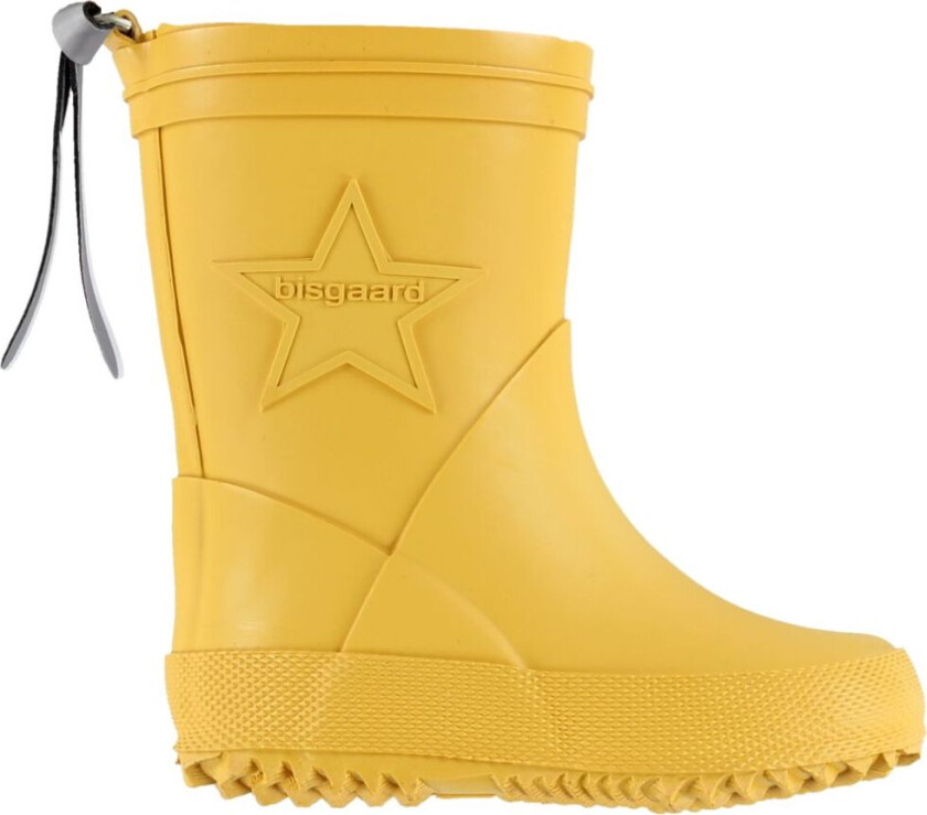 Gummistøvler - Slimfit - Gul m. Stjerne - - 22 - Gummistøvler