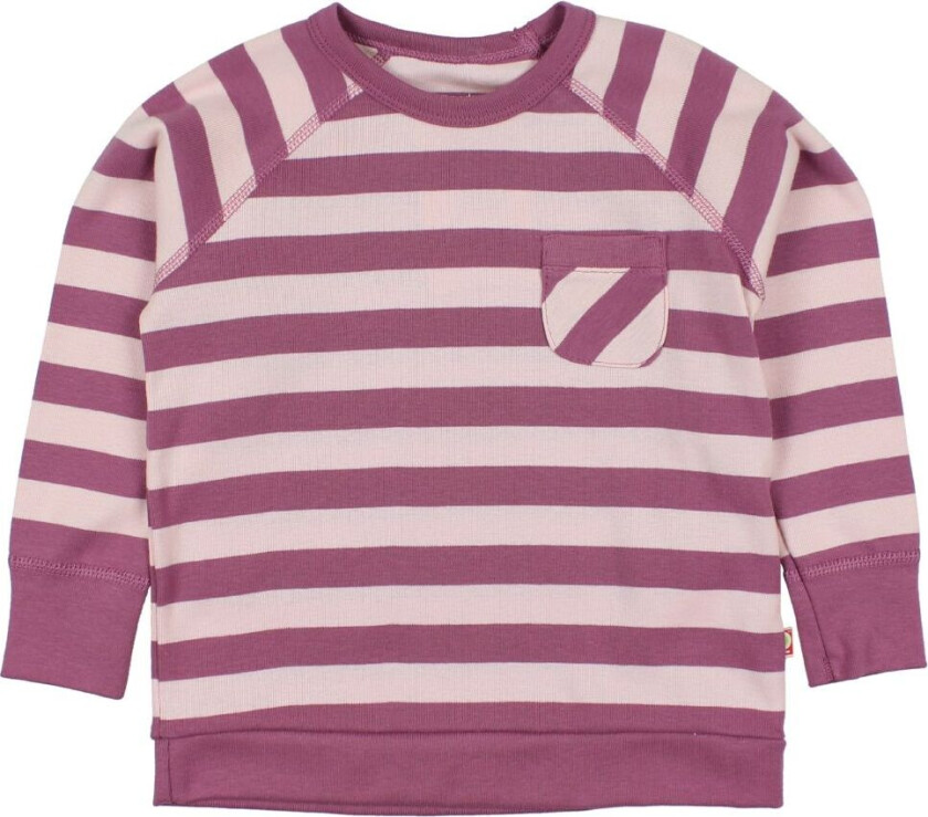 Classics Genser - Lys Rosa/Lilla Stripet - - 1 år (80) - Genser
