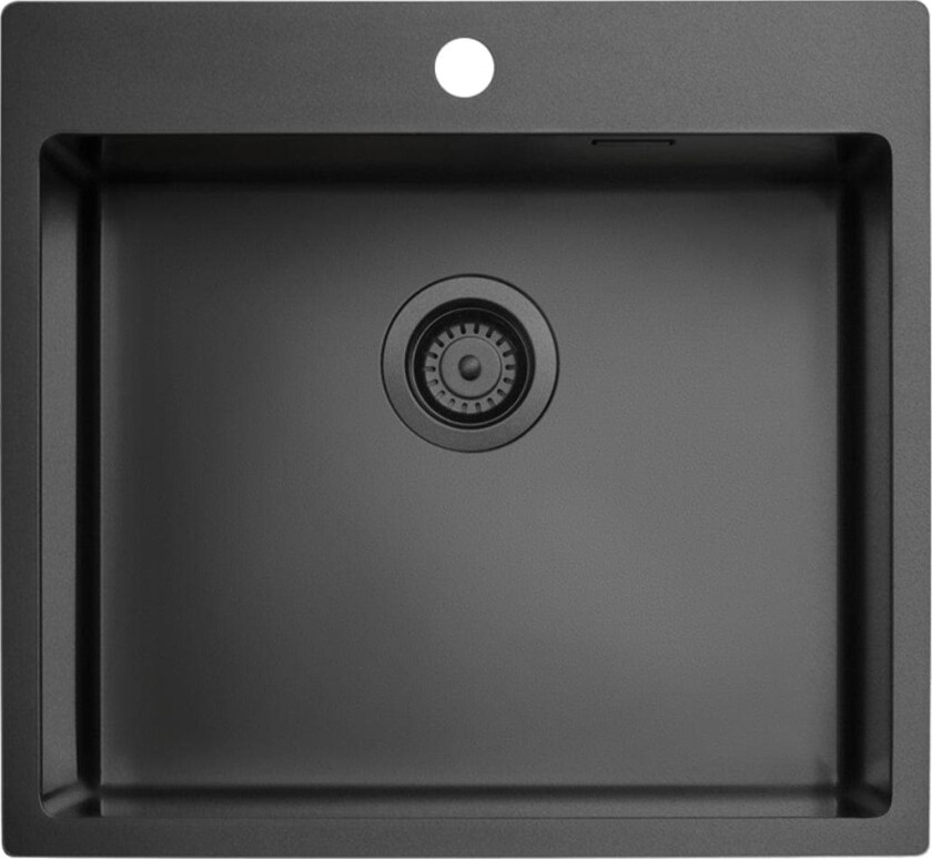 Ta5540 PVD Kjøkkenvask B55xd51cm Svart Matt