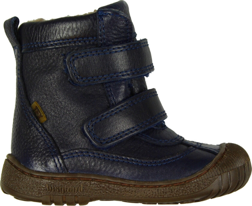 Vintersko - Ellis - Tex - Navy m. Fôr/Borrelås - - 33 - Vinterstøvler