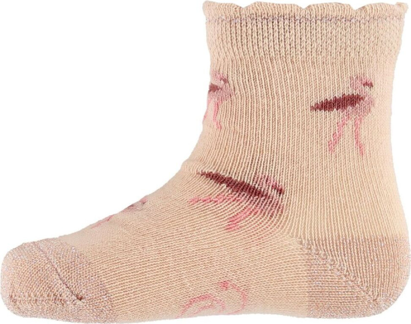 Petit By Sofie Schnoor Sokker - Lys Rosa m. Flamingoer - Sofie Schnoor - 17/18 - Sokker
