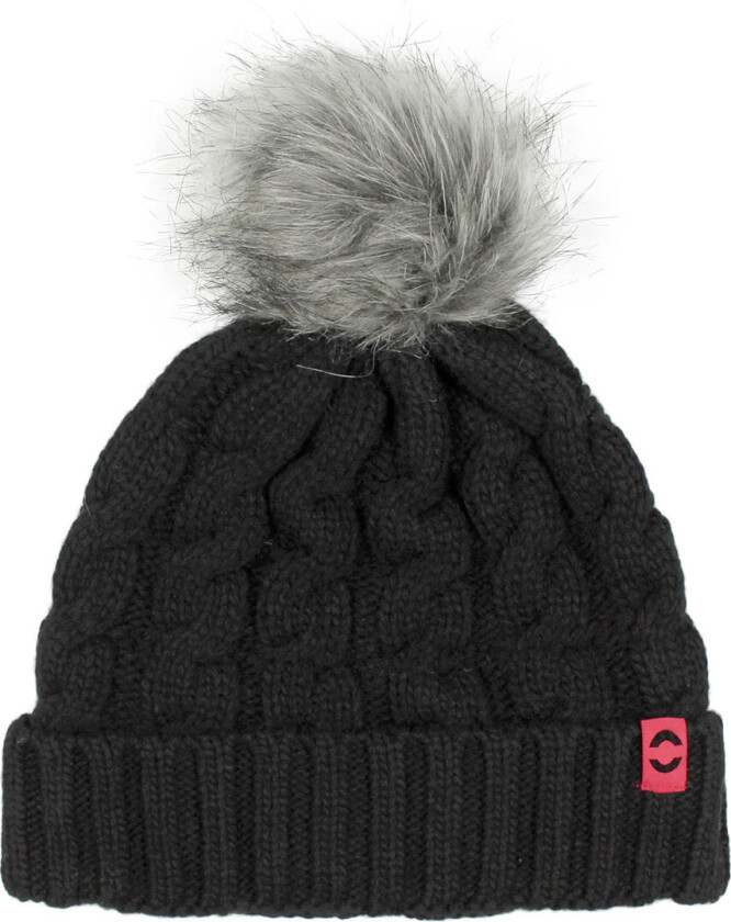 Lue - Ull/Polyester stoff - Svart m. Dusk - - 1-2 år (80-92) - Lue