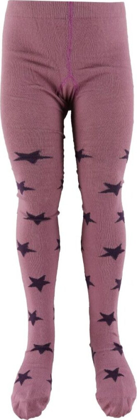 Strømpebukser - Gl. Rosa m. Stjerner - - 68/74 - Strømpebukser