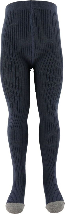 Rib Strømpebukser - Navy - - 68/74 - Strømpebukser