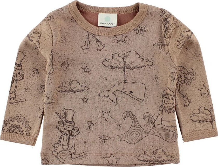 Genser - Støvet Roa m. Dyr - - 50 - Genser