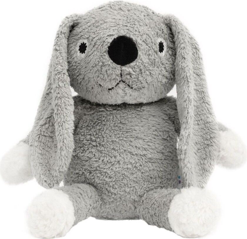 Kosedyr - 18 cm - Teddyfleece - Kanin - Grå - - OneSize - Kosedyr