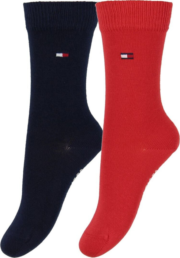 Sokker - 2-pack - Basic - Rød/Navy - - 39/42 - Sokker