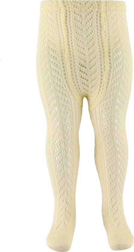 Strømpebukser - Strikk - Lysegul - - 3-4 år (98-104) - Strømpebukser