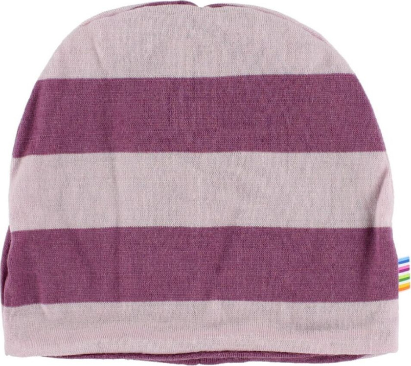 Lue - Ull - Lys Rosa/Plomme Stripet - - 41 cm - Lue