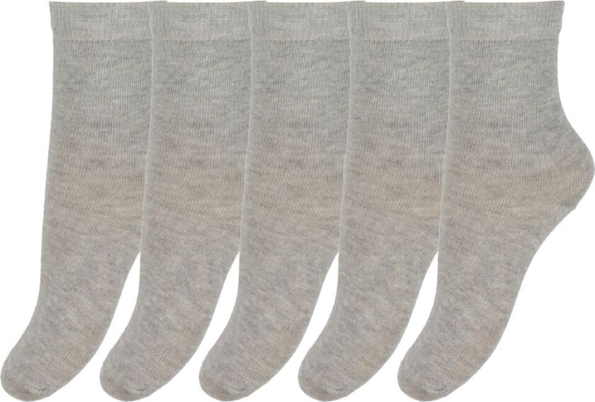 Sokker - 5-pack - Grå Melert - - 15/18 - Sokker
