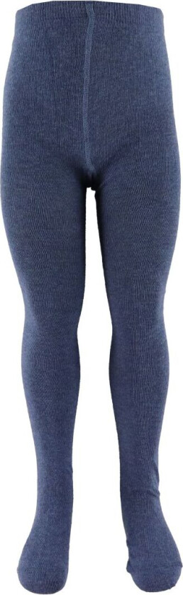 Strømpebukser - Blå Melert - - 128/134 - Strømpebukser