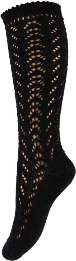 Knestrømper - Strikk - Svart - - 6-12 md - Sokker