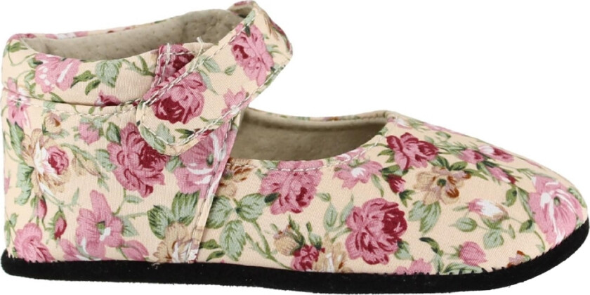 Ballerinasko - Rosa - Pulver m. Blomster - - 25/26 - Tøfler