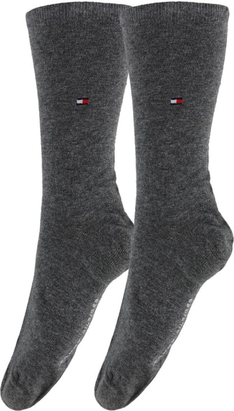 Sokker - 2-pack - Casual - Grå Melert - - 35/38 - Sokker