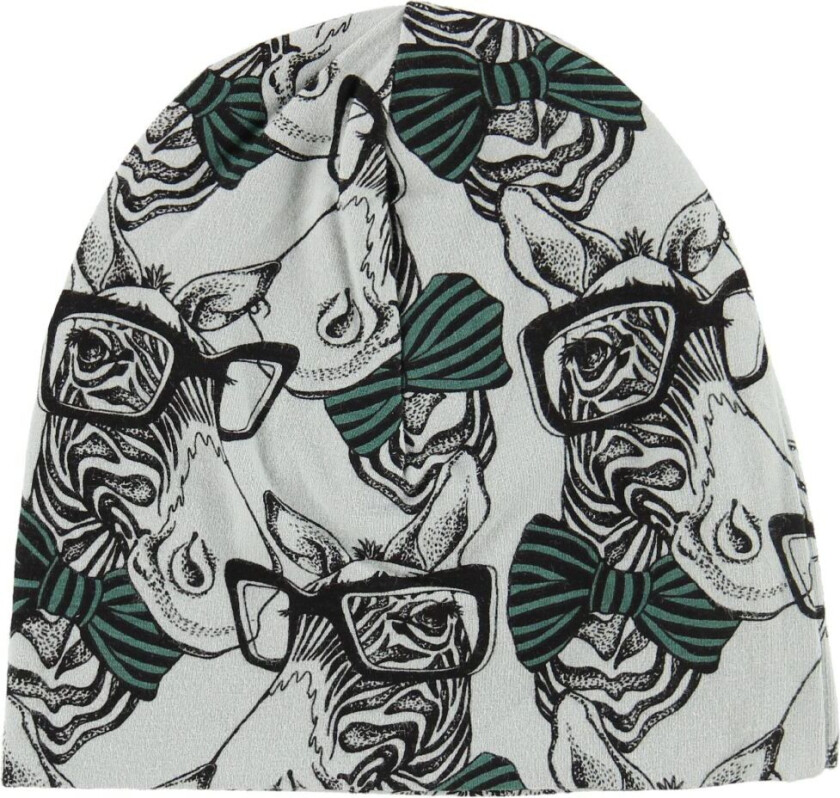 Petit By Sofie Schnoor Lue - Støvet Grønn m. Sebraer - Sofie Schnoor - 4-9 md - Lue