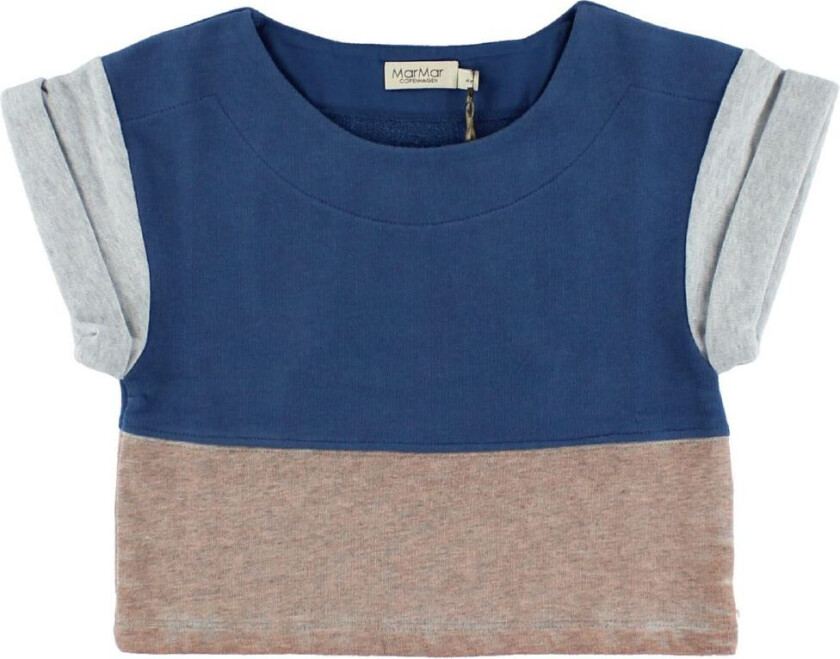 Crop Top - Tamara - Blå/Grå/Gl. Rosa - - 5 år (110) - Singlet