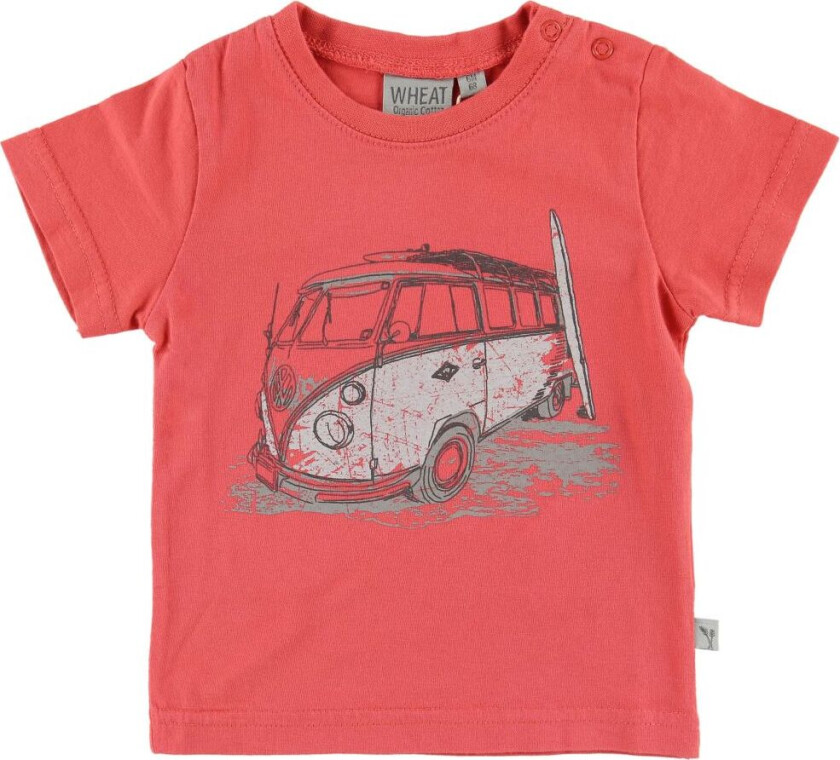T-skjorte - Surf Car - Krydret Coral - - 62 - T-skjorte