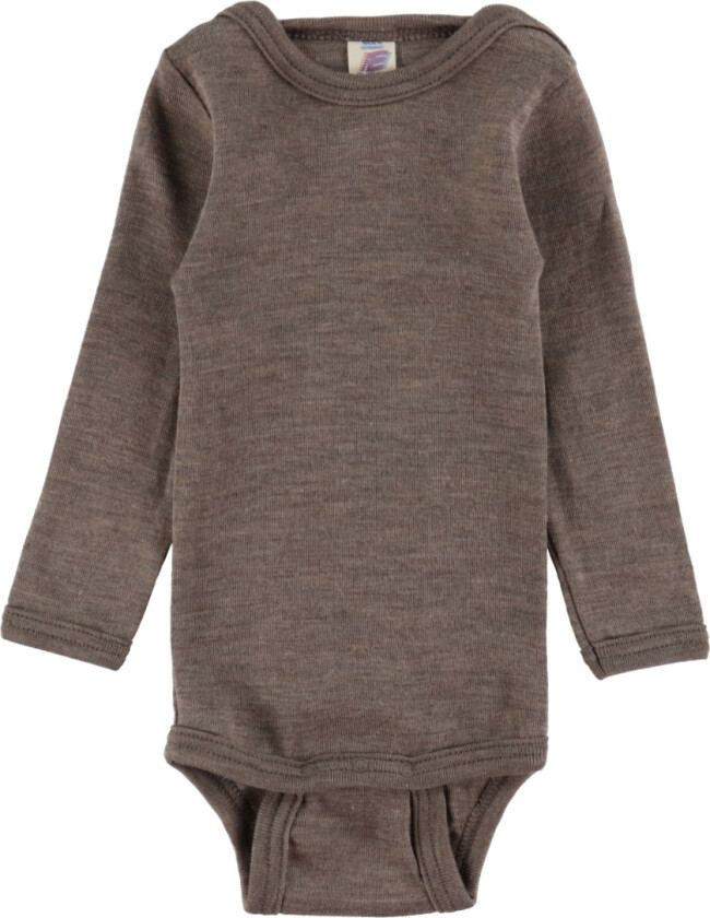 Body - I/e - Ull - Valnøtt - - 86/92 - Langermet Body