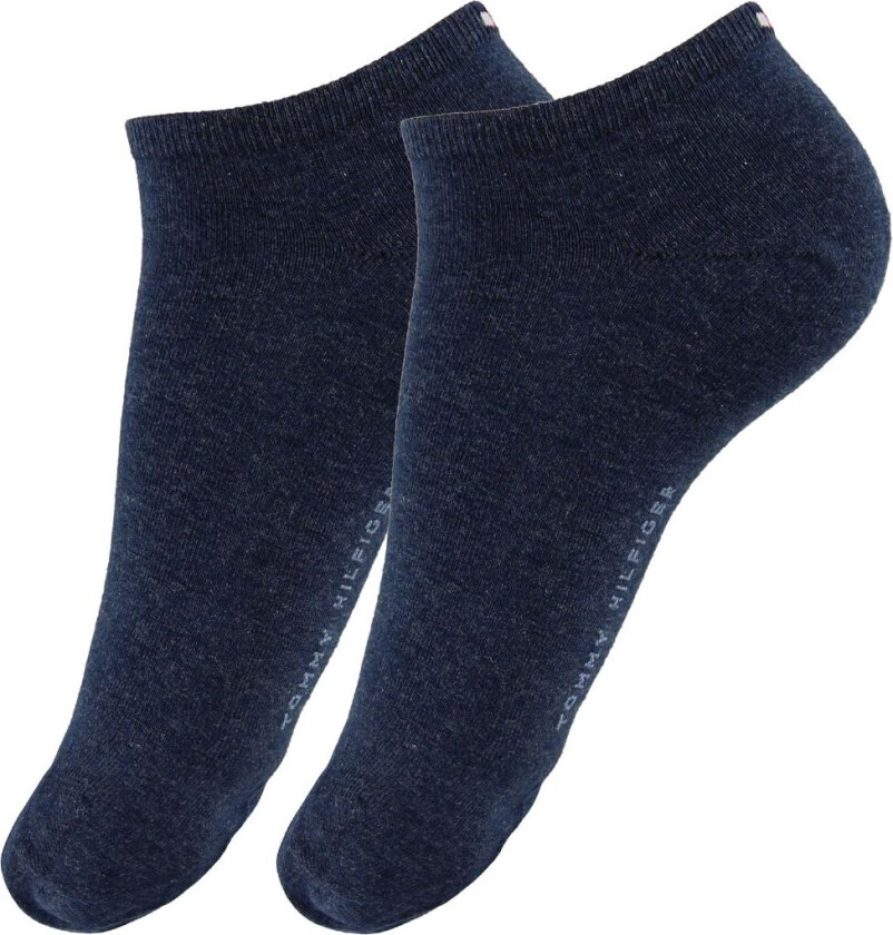 Ankelsokker - 2-pack - Sneaker - Blå Melert - - 39/42 - Sokker