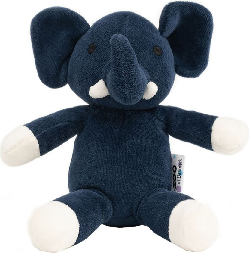 Kosedyr - 18 cm - Elefant - M ørkenblå - - OneSize - Kosedyr